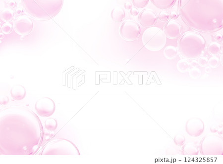ピンク系のバブルのバックグラウンド ピンク系のバブルのバックグラウンド 124325857