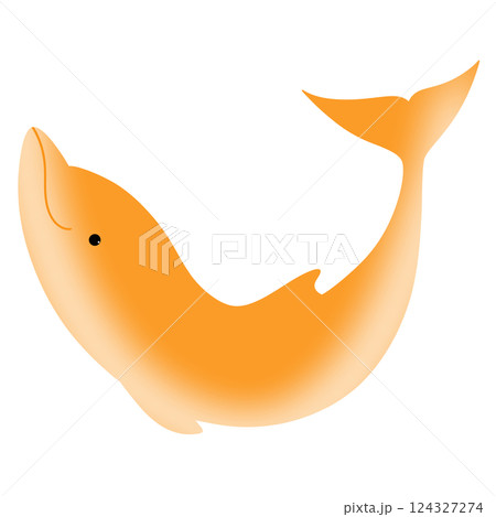 ジャンプするイルカ 124327274