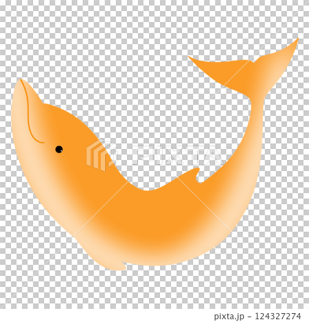 ジャンプするイルカ 124327274