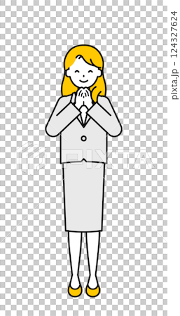 全身姿勢_簡單的上班族女人07 全身姿勢_簡單的上班族女人07 124327624