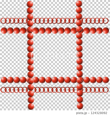 red nails with a gold lines on white red nails with a gold lines on white 124328092