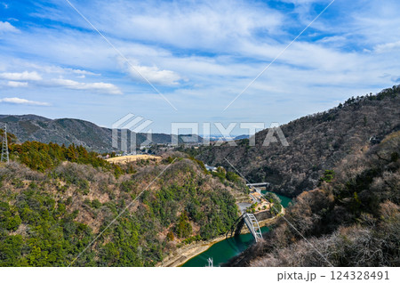神奈川県の宮ヶ瀬ダム 神奈川県の宮ヶ瀬ダム 124328491