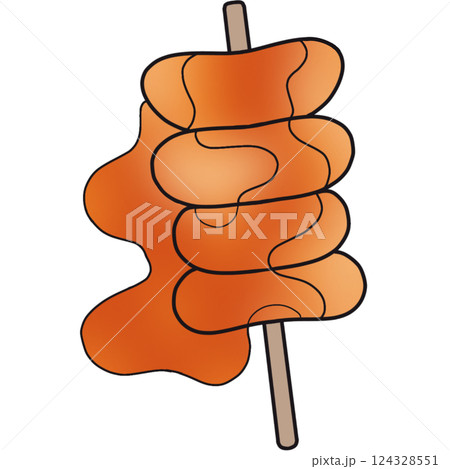 The illustration of a Tteokbokki The illustration of a Tteokbokki 124328551
