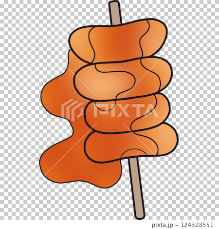 The illustration of a Tteokbokki The illustration of a Tteokbokki 124328551