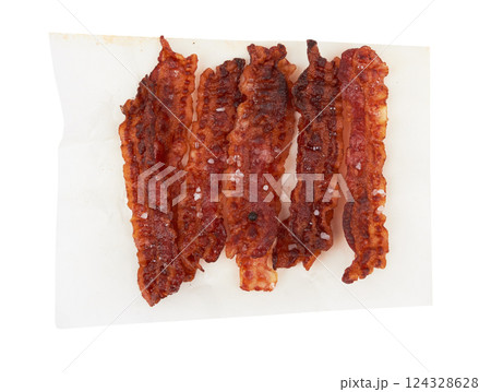 Slices of bacon Slices of bacon 124328628