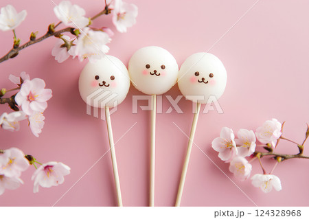 美味しいわんこのお団子（3D） 124328968