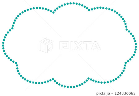 吹き出し　ドット構成 124330065