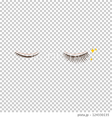 眼妝前後對比 124330135