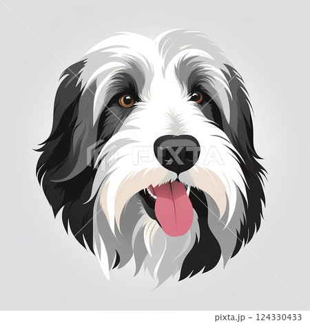 穏やかな性格のビアデッドコリー 124330433