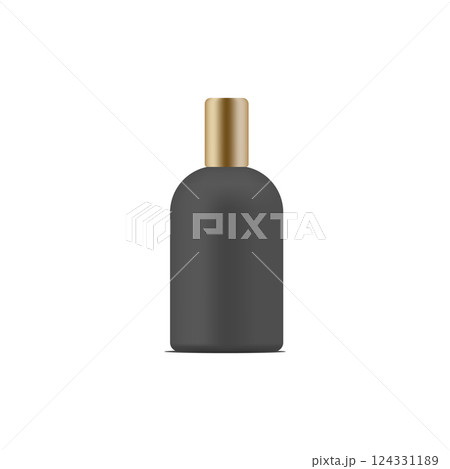 Luxury Cosmetic Black Container Vector, Realistic 3D Packaging for Cream, Oils, Lotions, and Beauty Product, Perfect for Spa and Skincare Mockup Luxury Cosmetic Black Container Vector, Realistic 3D Packaging for Cream, Oils, Lotions, and Beauty Product, Perfect for Spa and Skincare Mockup 124331189