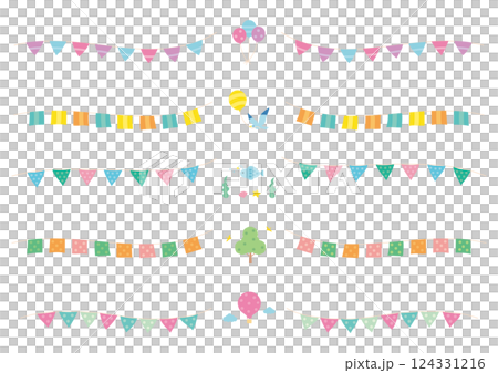 材質 - 彩色花環 2025-4 向量圖 材質 - 彩色花環 2025-4 向量圖 124331216