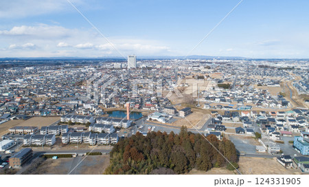 ［茨城県水戸市］街並み 124331905