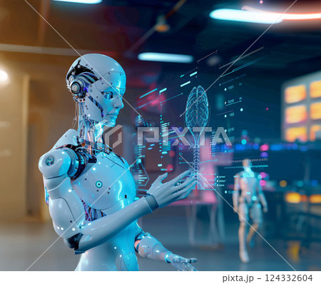 医療AI　テクノロジー　未来 124332604