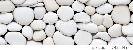 White pebble seamless texture background covering surface White pebble seamless texture background covering surface 124333455