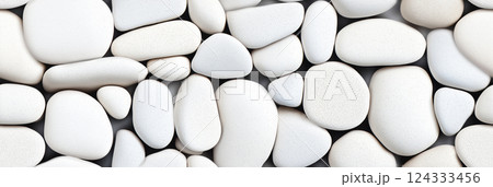 White pebble seamless texture background covering surface White pebble seamless texture background covering surface 124333456