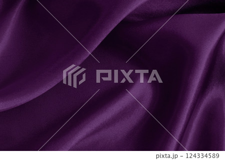 Purple fabric cloth texture for background and design art work, beautiful crumpled pattern of silk or linen. Purple fabric cloth texture for background and design art work, beautiful crumpled pattern of silk or linen. 124334589