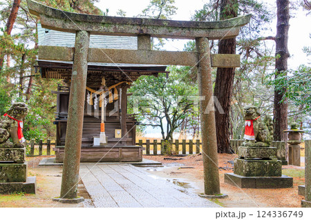 天橋立神社と狛犬 124336749