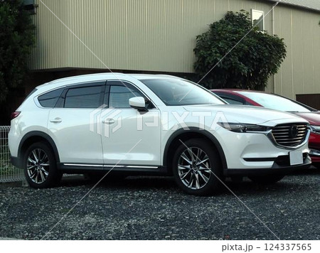 白い車 (マツダ・CX-60) 124337565