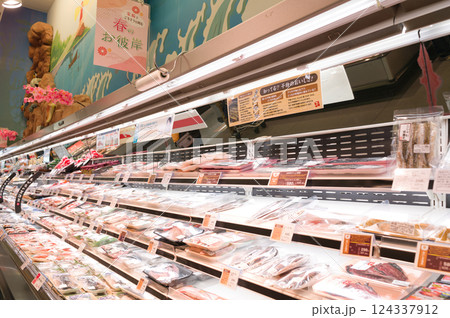 3月・休日に近所のスーパーでお買い物 3月・休日に近所のスーパーでお買い物 124337912