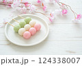 三色団子と桜のフリースペース 三色団子と桜のフリースペース 124338007
