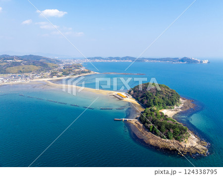 前島と東幡豆海岸(愛知県西尾市) 前島と東幡豆海岸(愛知県西尾市) 124338795