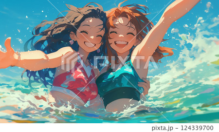 水着の女性 124339700