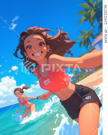 水着の女性 124339736
