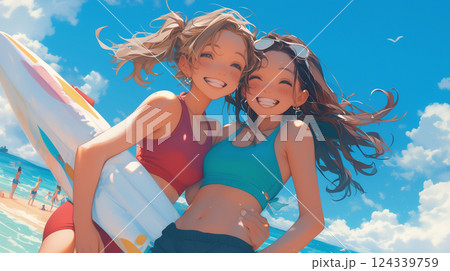 水着の女性 124339759
