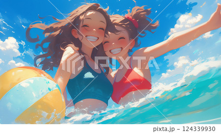 水着の女性 124339930