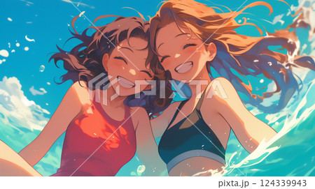 水着の女性 124339943