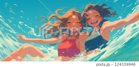 水着の女性 124339946