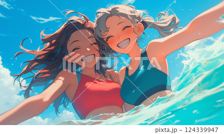 水着の女性 124339947