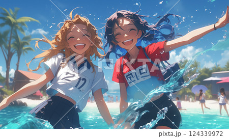 水着の女性 124339972