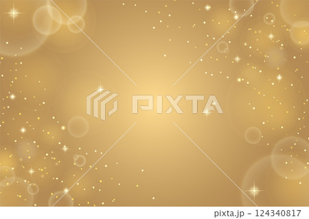 ゴールドのキラキラした背景 124340817