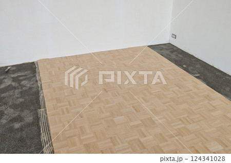 Laying oak vintage pattern parquet Laying oak vintage pattern parquet 124341028