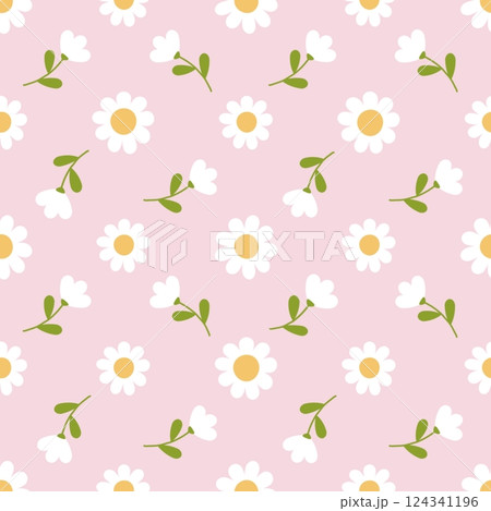 Flowers Seamless backgroud Flowers Seamless backgroud 124341196