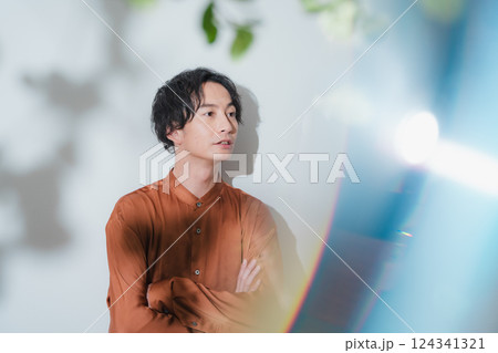 爽やかな男性ポートレート 爽やかな男性ポートレート 124341321