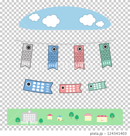 鯉魚旗插圖集 124341403