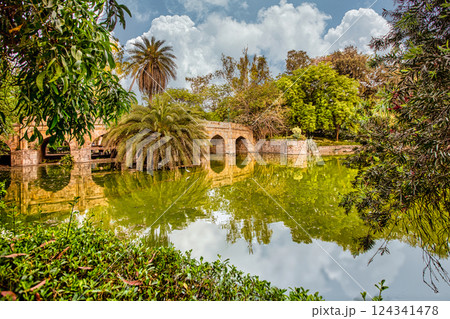 Athpula bridge in Lodhi garden, New Delhi, India Athpula bridge in Lodhi garden, New Delhi, India 124341478