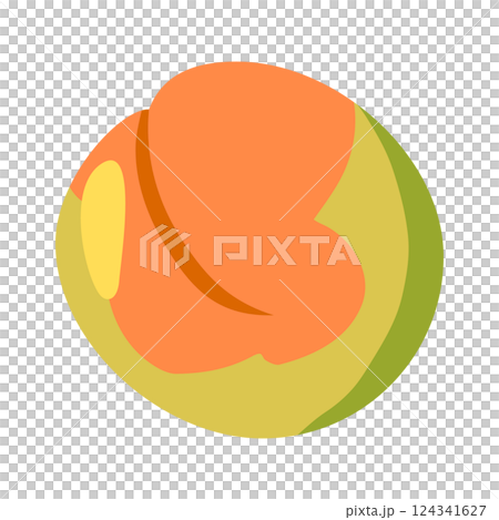 Illustration of soft-boiled plums Illustration of soft-boiled plums 124341627