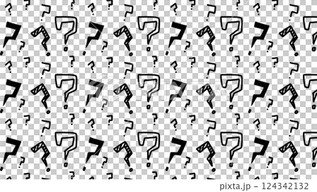 Black question mark background illustration Black question mark background illustration 124342132