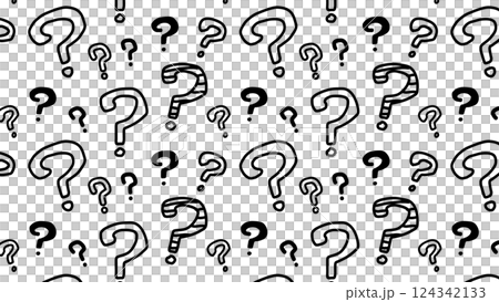 Black question mark background illustration Black question mark background illustration 124342133