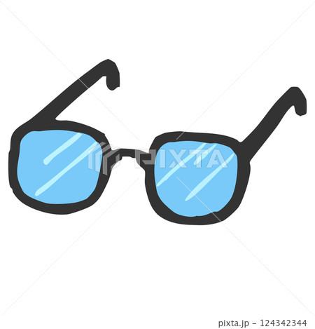 黒縁眼鏡 124342344