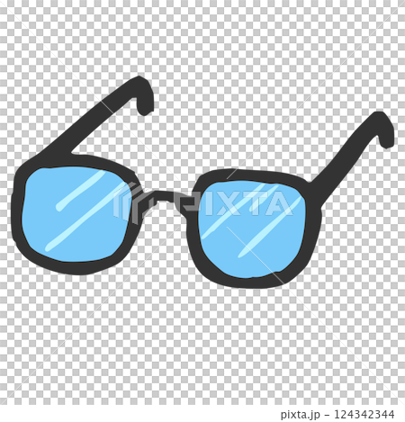 黒縁眼鏡 124342344