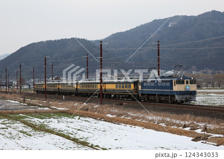EF65形電気機関車牽引サロンカーなにわ 124343033