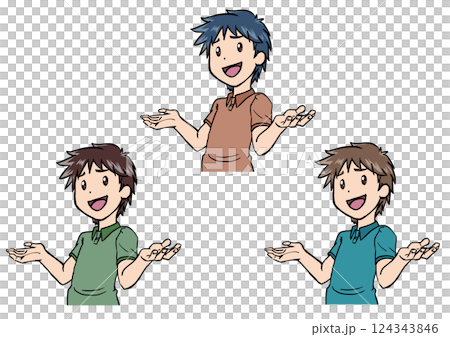 肩をすくめる男性3 肩をすくめる男性3 124343846