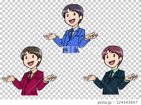 肩をすくめる男性4 肩をすくめる男性4 124343847