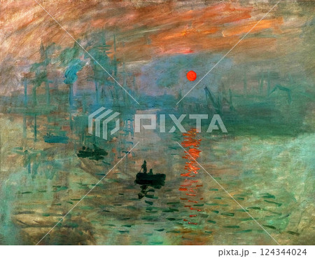 Claude Monet 1840-1296 Impression, Sunrise, 1872, oil on canvas. Marmottan Monet Museum, Paris 124344024