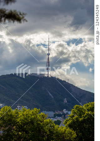TV tower and funicular complex in Mtatsminda Park TV tower and funicular complex in Mtatsminda Park 124345249