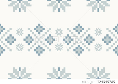 ethnic pattern texture design background print abstract seamless vector textile. ethnic style illustration graphic fabric ornament geometric decorative decoration art wallpaper. ethnic art floral. 124345785